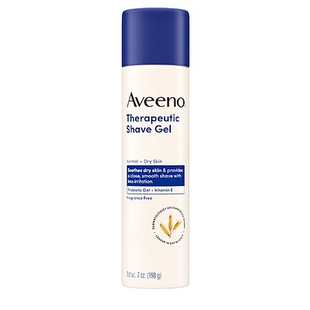 7-Ounce Aveeno Therapeutic Shave Gel with Oat & Vitamin E for Dry Skin $2.91 w/ S&S + Free Shipping w/ Prime or on $35+
