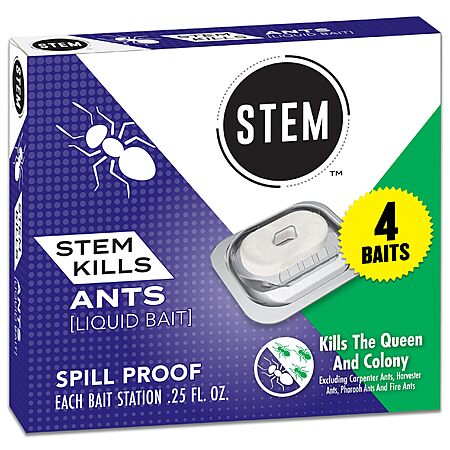 4-CT STEM Spill Proof Indoor Liquid Ant Baits $2 w/ Subscribe & Save