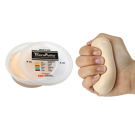 3-Ounce CanDo TheraPutty Standard Hand Exercise Putty for Rehabilitation (XX-Soft) $5.50 + Free Shipping w/ Prime or on $35+