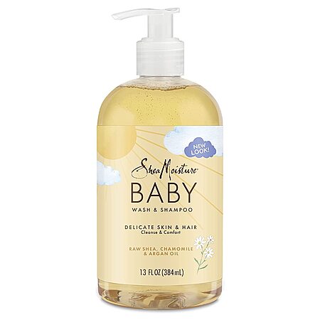 13-Ounce SheaMoisture Baby Wash & Shampoo with Raw Shea, Chamomile and Argan Oil $5.90 w/ S&S + Free Shipping w/ Prime or on $35+