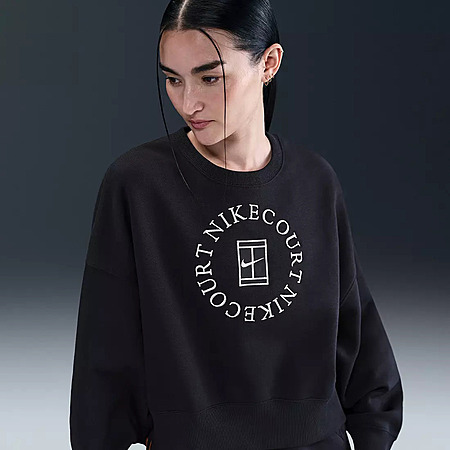 Nike Women's NikeCourt Heritage Phoenix Over-Oversized Sweatshirt $21 + Free S&H on $49+