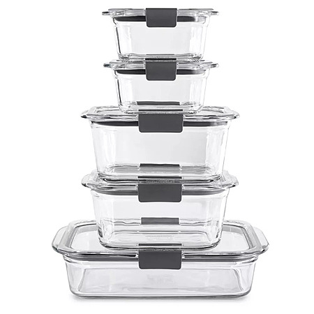 10-Piece Rubbermaid Brilliance Glass Food Storage Set w/ Lids $28.49 + Free Store Pickup at Target or Free Shipping on $35+