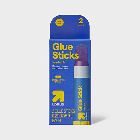 School Supplies: 2-Count up&up Purple Glue Sticks $0.25, 15-Pack BIC Cristal Xtra Bold Ballpoint Pens $1.99, More + Free Store Pick-Up at Target or FS on $35+
