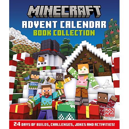 Minecraft Advent Calendar Book Collection $12.98 + Free Shipping w/ Prime or on $35+