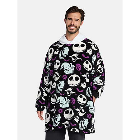 Disney Nightmare Before Christmas Men's Oversized Graphic Hoodie $13.49 + Free Shipping w/ Walmart+ or on $35+