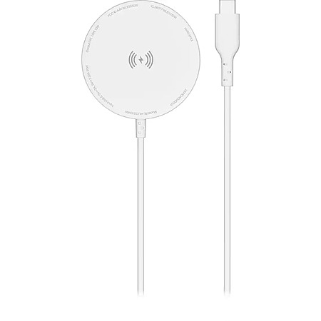 Best Buy Essentials 10W Magnetic Wireless Charger for MagSafe & Qi Devices (White) $5.99 + Free Store Pickup at Best Buy