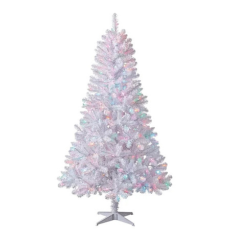 6.5' Holiday Time Madison Pine Pre-Lit White Artificial Christmas Tree w/ Color-Changing LED Lights & Stand $39.00 + Free Shipping w/ Walmart+ or on $35+ (0 replies)