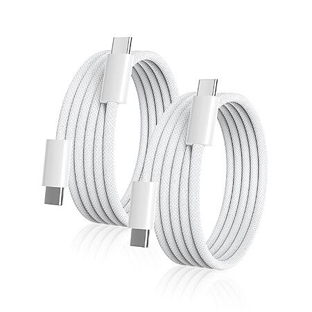 2-Pack 6' Wangmai 60W USB-C to USB-C Nylon Braided Fast Charging Cable $2.79 + Free Shipping w/ Prime or on $35+