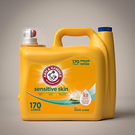 ARM & HAMMER Sensitive Skin Fresh Scent Liquid Laundry Detergent 170-Oz (170 Loads) $10.61 w/ S&S + Free Shipping w/ Prime or on $35+