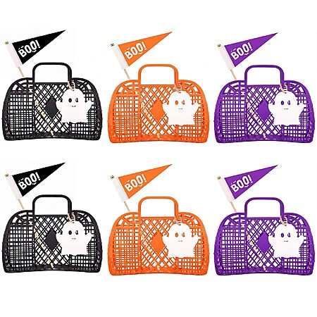 6-Pack Halloween Jelly Treat Baskets w/ Ghost Tags & Boo Pennants (Multicolor) $11.99 + Free Shipping w/ Prime or on $35+