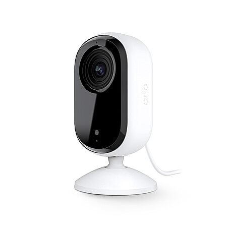 Arlo Essential 2nd Gen Indoor Security Camera w/ Automated Privacy Shield & 2-Way Audio (White) $9.99 + Free Shipping w/ Prime or on $35+