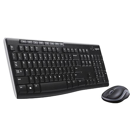 Logitech MK270 Full-Size Wireless Keyboard & Mouse Combo (3 Colors)