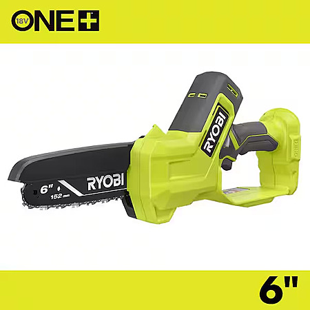Ryobi ONE+ 18V 6" Cordless Compact Pruning Mini Chainsaw (Tool Only) $79 + Free Shipping