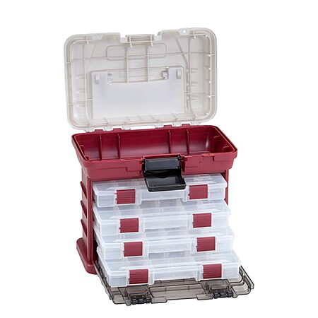 Plano Two-Sided Fishing Tackle Organizer w/ Four 3500 Series Stowaway Utility Boxes (1354-02)