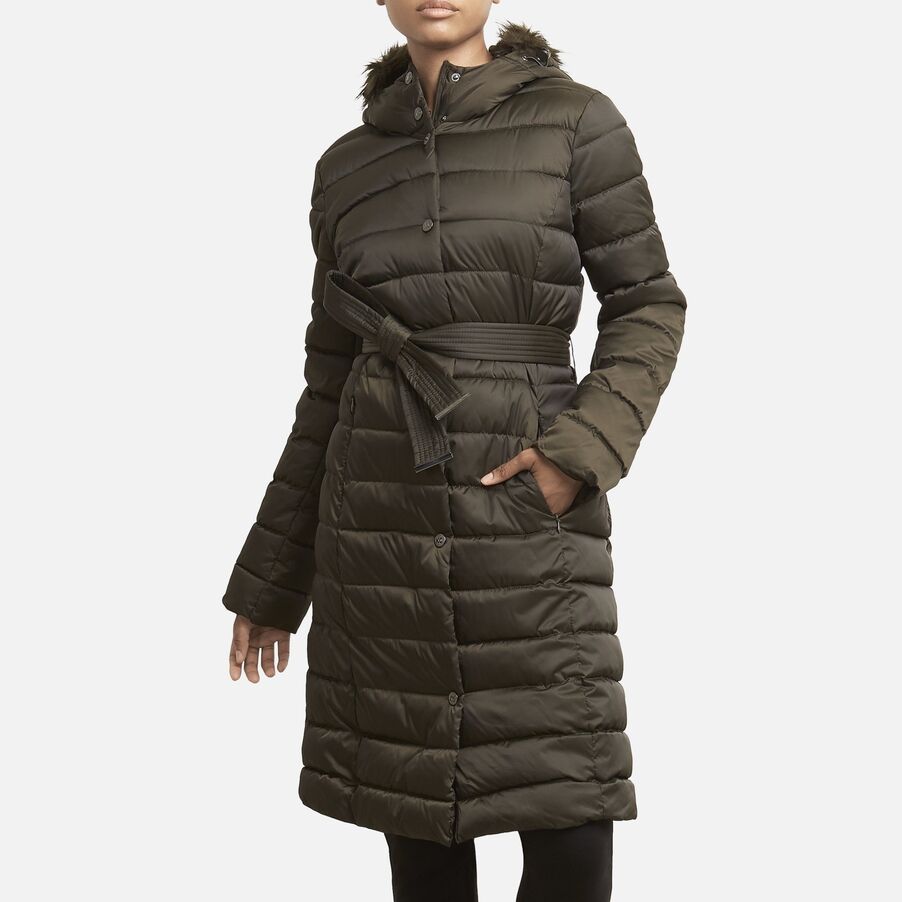 Kenneth Cole Women's Mid-Length Matte Satin Puffer Coat $51.09 & More + Free Shipping on $50 w/ Shop Runner