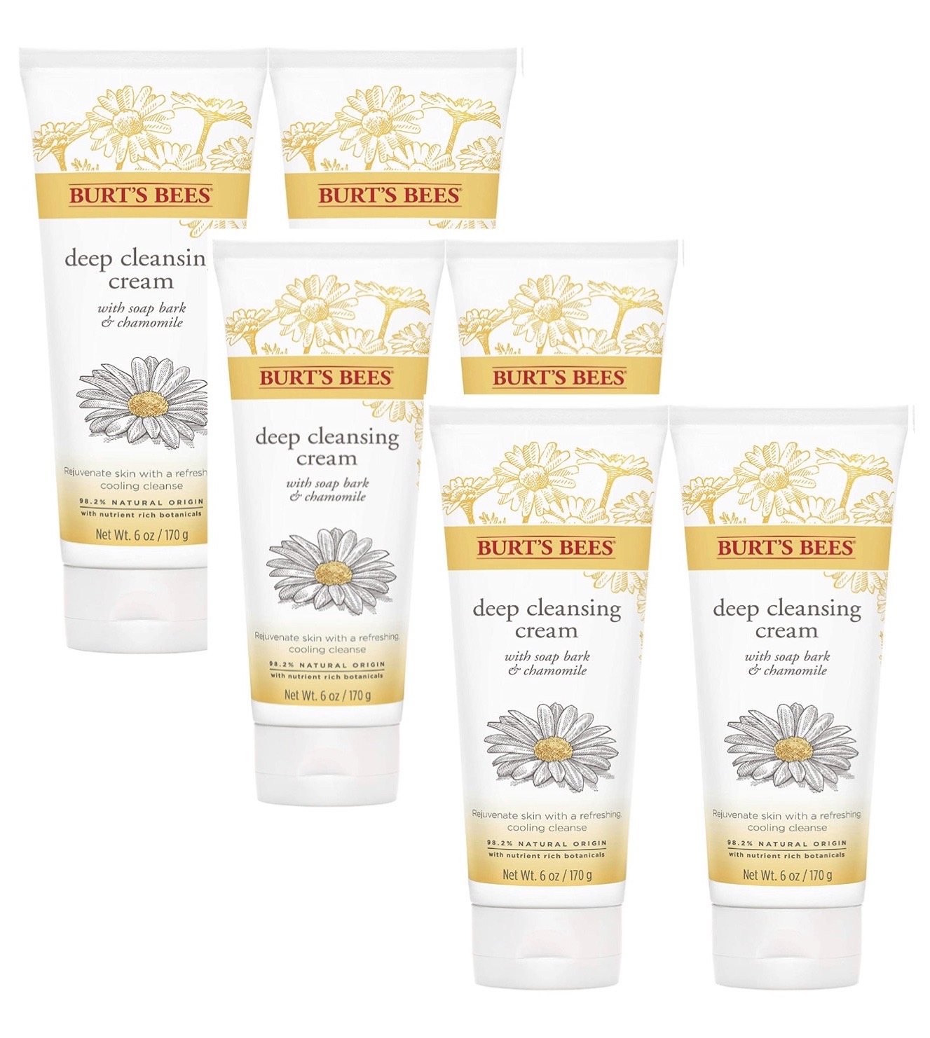 6-Ounce Burt's Bees Soap Bark and Chamomile Deep Cleansing Cream 6 for $24.75 ($4.13 each) + Free Shipping w/ Prime or on orders $25+