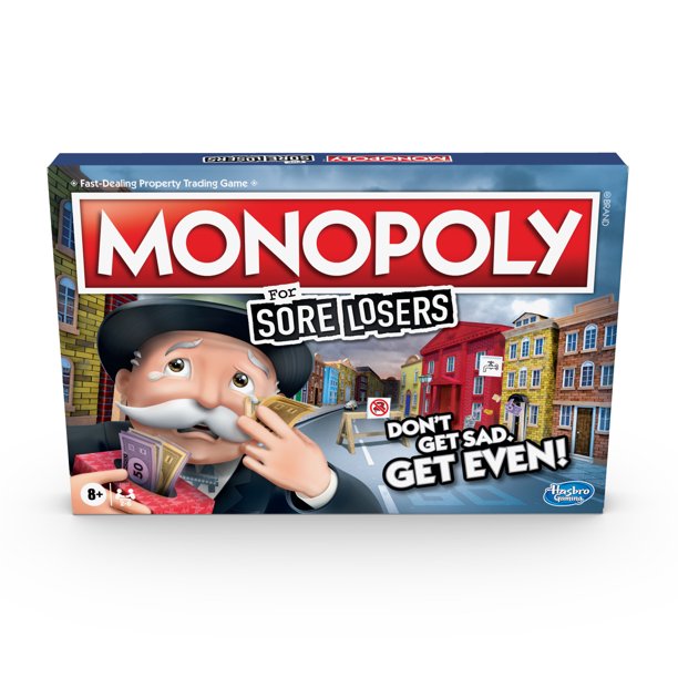 Monopoly For Sore Losers Board Game $12 + 2.5% Slickdeals Cashback (PC Req'd) + Free Curbside Pickup at Target or FS w/ $35 or FS w/ Prime or $25+