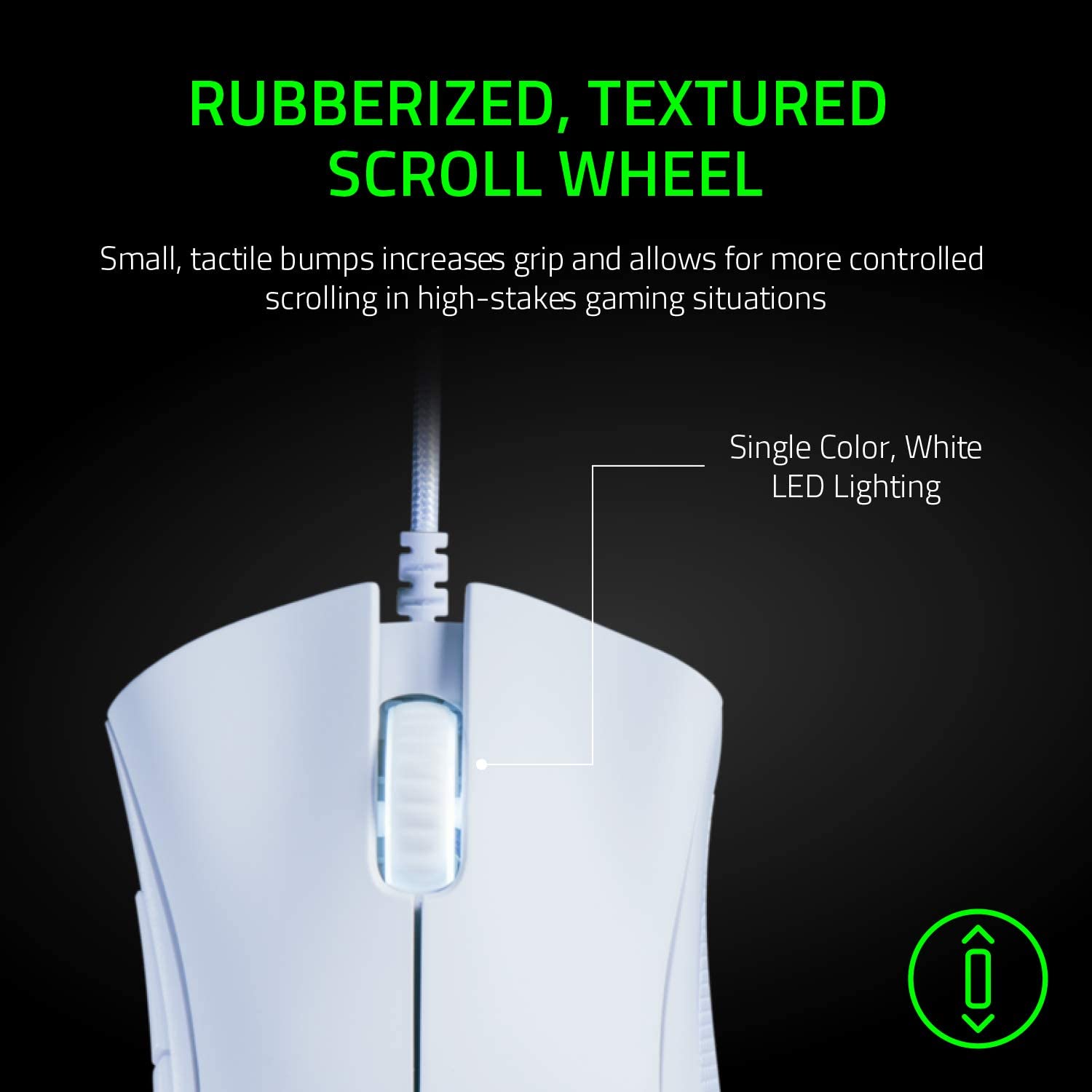 Razer DeathAdder Essential Gaming Mouse: 6400 DPI Optical Sensor - 5 Programmable Buttons - Mechanical Switches - Rubber Side Grips - White $23.99