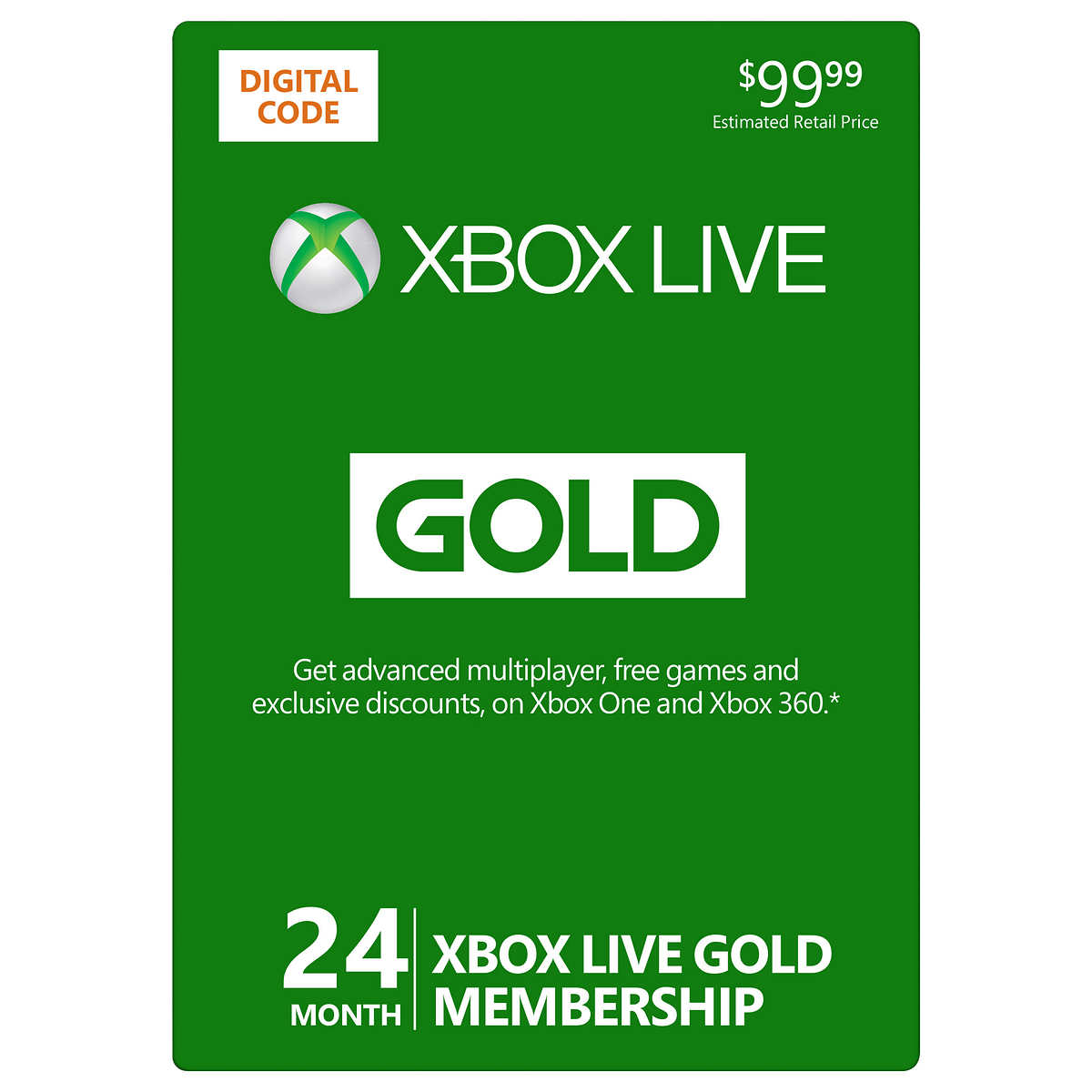 2 Years XBOX Live + 2 Years Game Pass Ultimate $95.99+Tax
