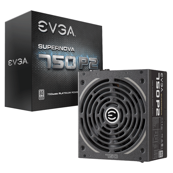 EVGA SuperNOVA 750 P2 - 750W Platinum PSU - $120