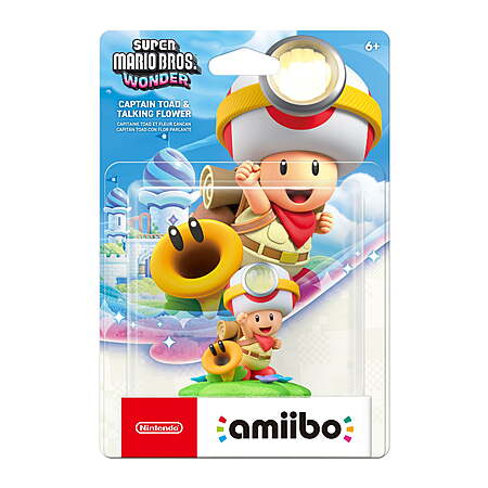 amiibo™ - Captain Toad & Talking Flower - Super Mario Bros.™ Wonder Series Action Figures
