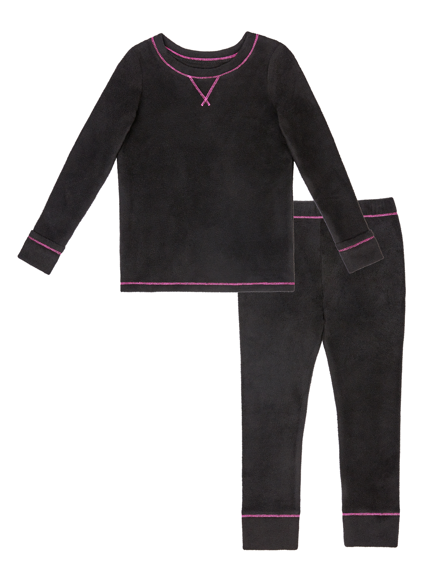 ClimateRight by Cuddl Duds Toddler Girl Stretch Fleece Long Underwear, 2pc Set - $5.50