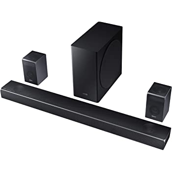 Samsung Harman Kardon 7.1.4 Dolby Atmos Soundbar HW-Q90R with Wireless Subwoofer and Rear Speaker Kit $997