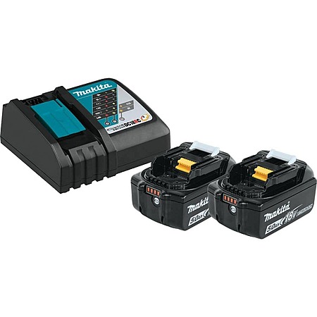 free gift with ourchase 18-Volt LXT Lithium-Ion Battery and Rapid Optimum Charger Starter Pack (5. 0Ah)