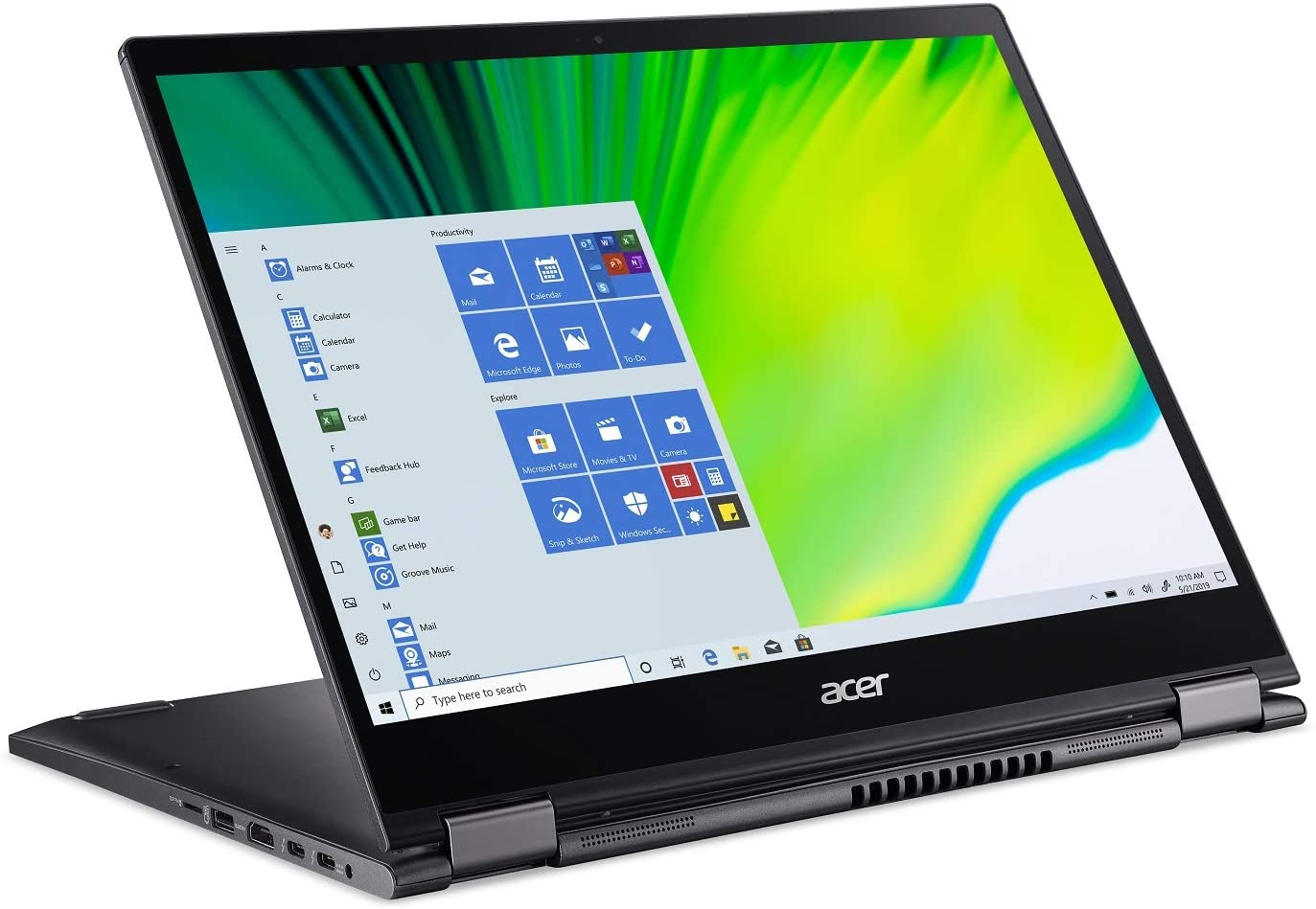 Amazon.com: Acer Spin 5 Convertible Laptop, 13.5" 2K 2256 x 1504 IPS Touch, 10th Gen Intel Core i7-1065G7, 16GB LPDDR4X, 512GB NVMe SSD, Wi-Fi 6, Backlit KB, FPR, Rechargeable Acti
