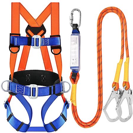 Safety Harness Fall Protection Kit: Full Body Harness $29 @ Amazon