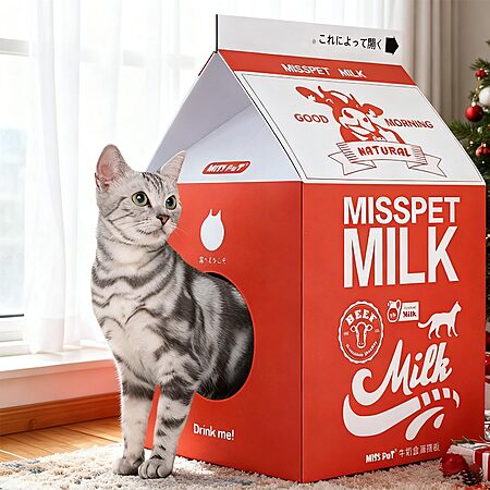 Simple Deluxe Cat Scratching Pad Milk Box $14 @ Amazon