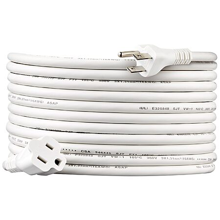 Amazon Basics 20' 3-Prong 13-Amp Extension Cord $7.99 @ Amazon
