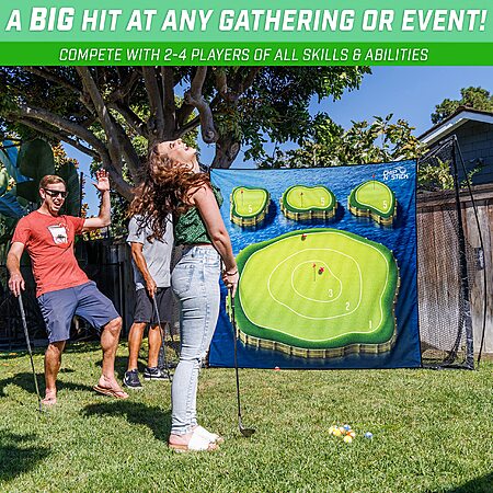 GoSports Chip N' Stick Golf Islands Chipping Game with Chip N' Stick Golf Balls $45 @ Amazon