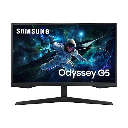 SAMSUNG 27" Odyssey G55C QHD 165Hz 1ms Curved Gaming Monitor (Open Box) $117 @ eBay