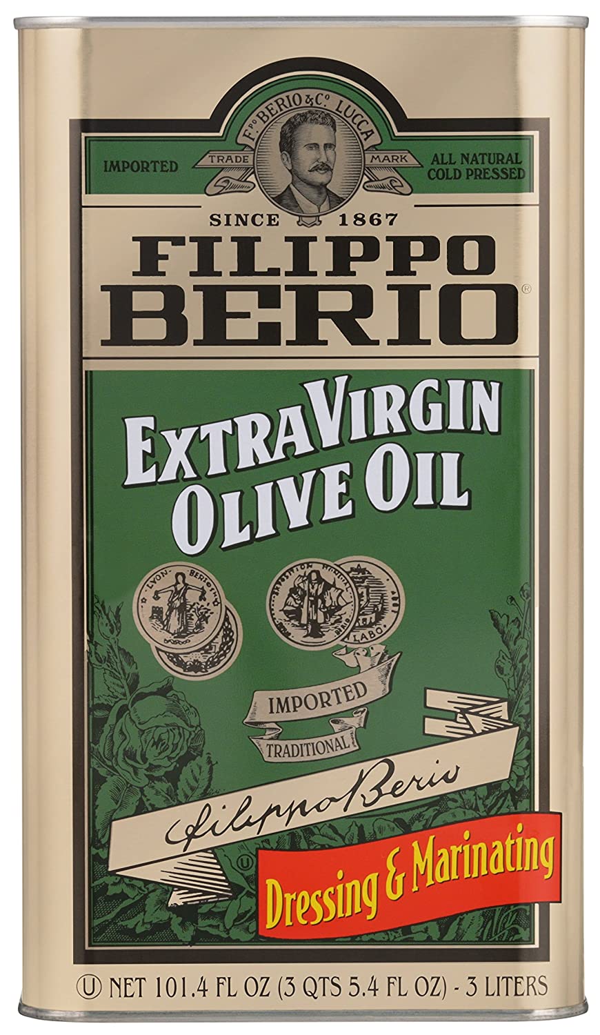 Filippo Berio Extra Virgin Olive Oil, 101.4 Fl Oz $19.99