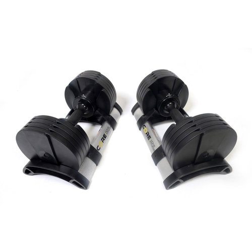 Core Fitness 5-50lb Adjustable Dumbbells $350