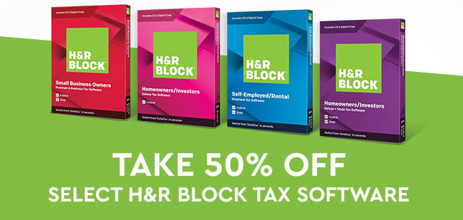 H&R Block 2019 Tax Software 50% Off With Coupon Codes $19