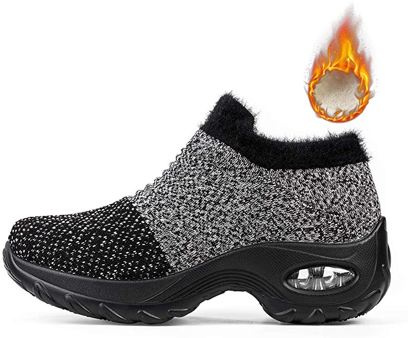 New Women's Knitted Sneakers-Furry for $20.40 + FS *These shoes have 3,700+ 5-Star Reviews on Amazon