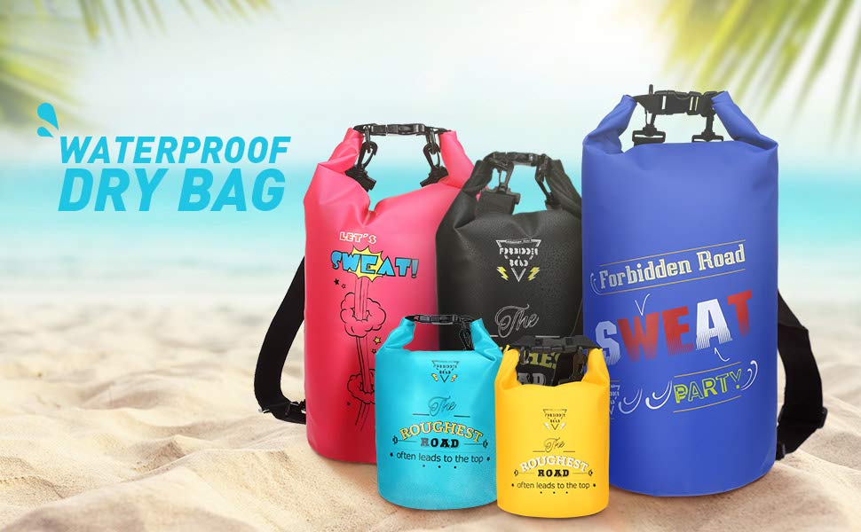 Forbidden Road Waterproof Dry Bag (Various Sizes & Colors) From $5.59