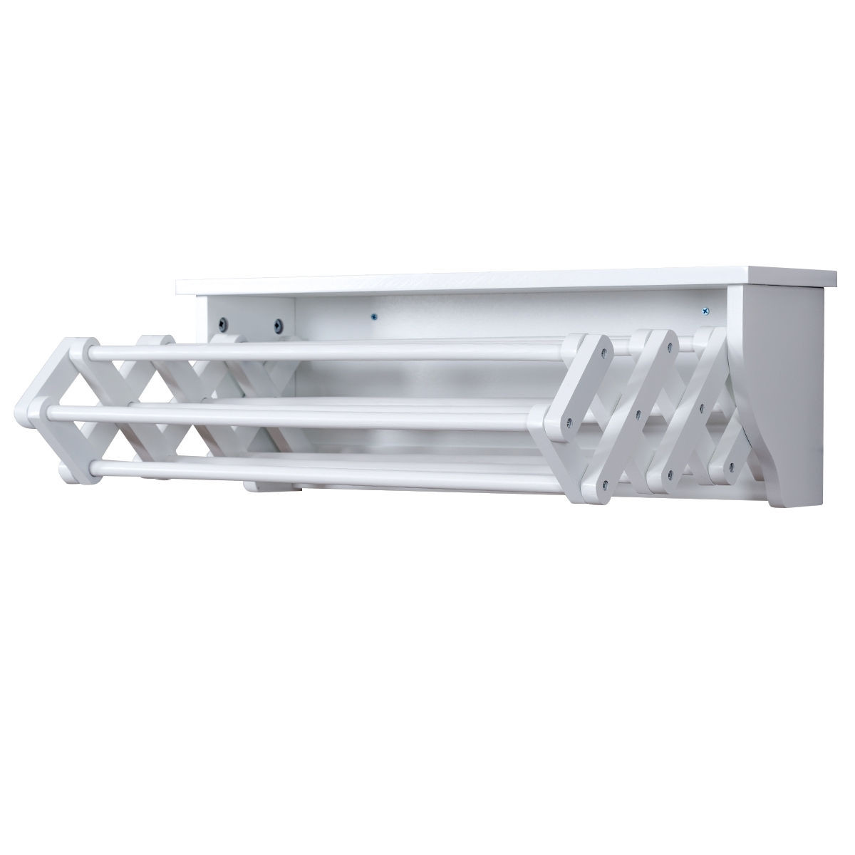Wall-Mounted Folding Clothes Towel Drying Rack-$41 + Free Shipping