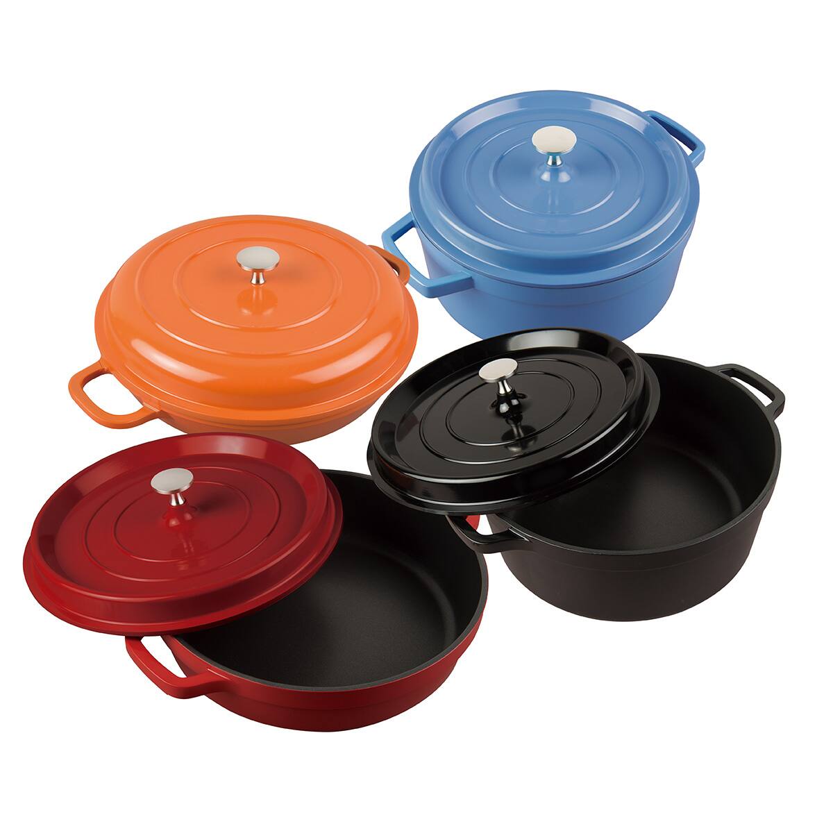 Dutch Ovens & Casseroles, Non Stick, Aluminum, Light weight and Induction Base $36