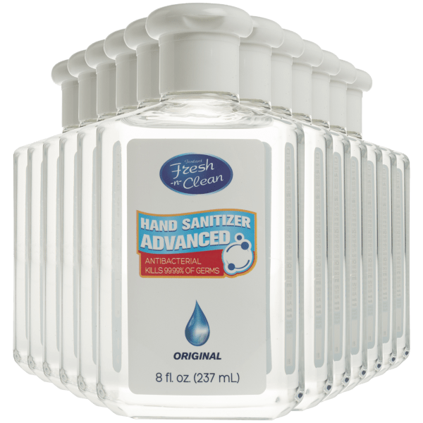 12-Pack Fresh n Clean Sanitizer 8oz Bottles (96oz) $29