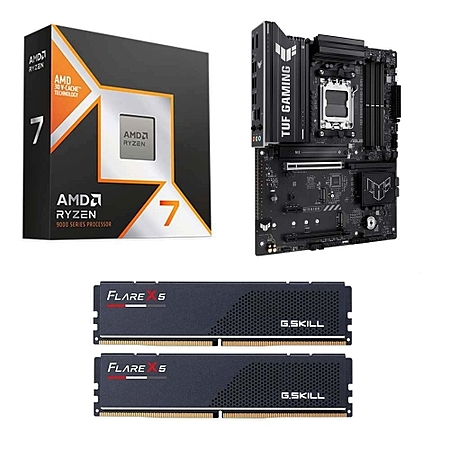 AMD Ryzen 7 9800X3D, ASUS B650E-E TUF Gaming WiFi AM5, G.Skill