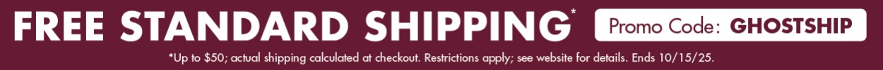 rare free shipping code at DollarTree "GHOSTSHIP" thru 10/15/2025