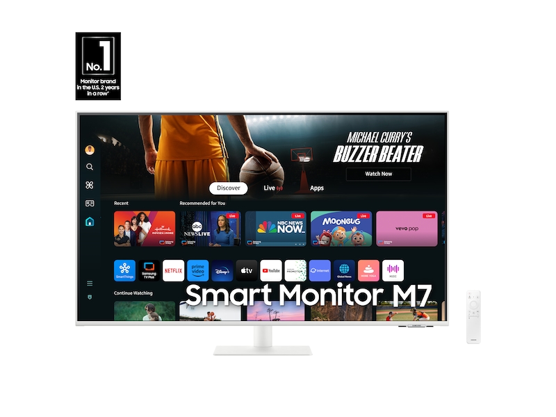 Samsung EPP/EDU: Samsung M70D 4K UHD Smart Monitor w/ Streaming TV 43" $280, 32" $240 + Free Shipping
