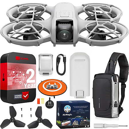 DJI Neo Drone Mini 4K Video Quadcopter + Extended Warranty Accessory Kit Bundle $229 + Free Shipping