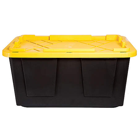 27 Gallon GreenMade Professional Storage Tote w/ Handles/Snap Lid (Black/Yellow) $8.99 + Free Pickup at OfficeDepot/OfficeMax