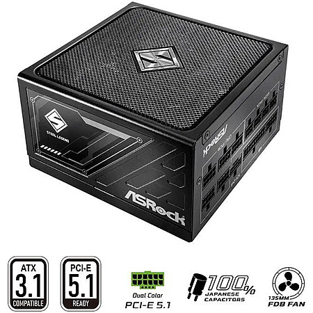 1000W ASRock Steel Legend ATX3.1 80 Plus Gold Modular PSU $103 + Free Shipping