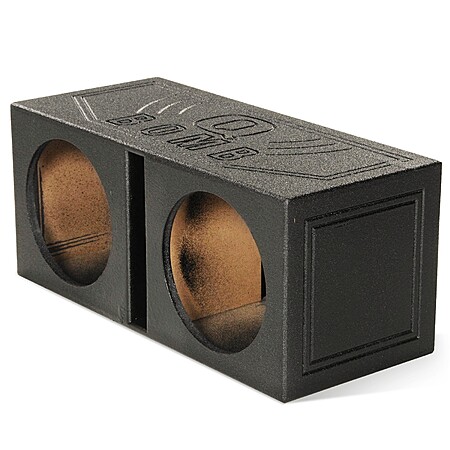 Dual 12" QPower Ported Bedliner Empty Subwoofer Enclosure (1.5 cubic ft/per sub) $97.49 + Free Shipping