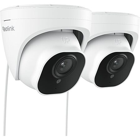 2-Pk 5MP Reolink RLC-520A PoE IP Dome Security Camera